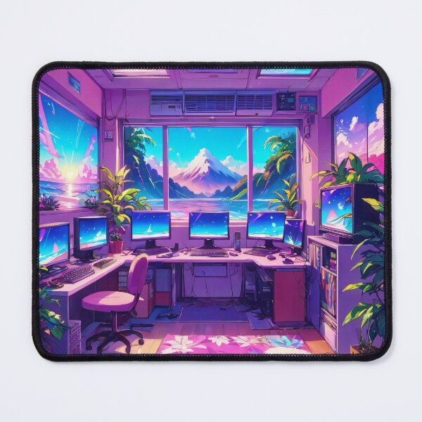 Item preview, Synthwave Cascade Harmony designed and sold by DreamBackDrops.