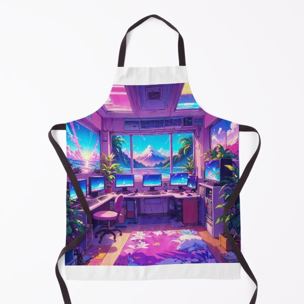 Item preview, Synthwave Cascade Harmony designed and sold by DreamBackDrops.