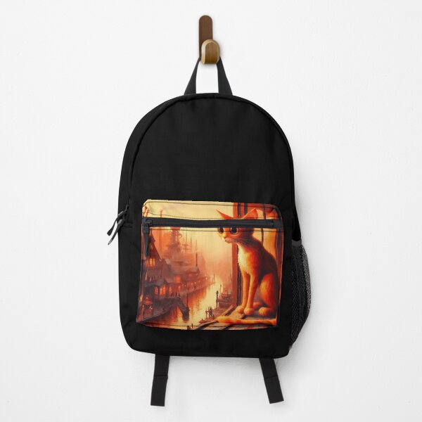 Item preview, Ginger Cat in Steampunk City designed and sold by TomFrontierArt.