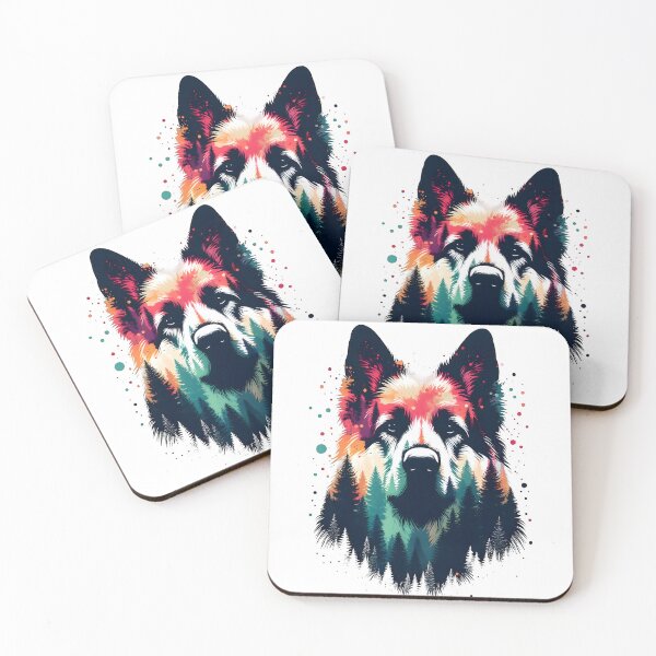 Item preview, German shepherd Art, Cute German shepherd designed and sold by TrueArtVibes.