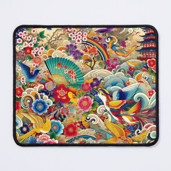 Item preview, Colorful Japanese design designed and sold by saqui-com.