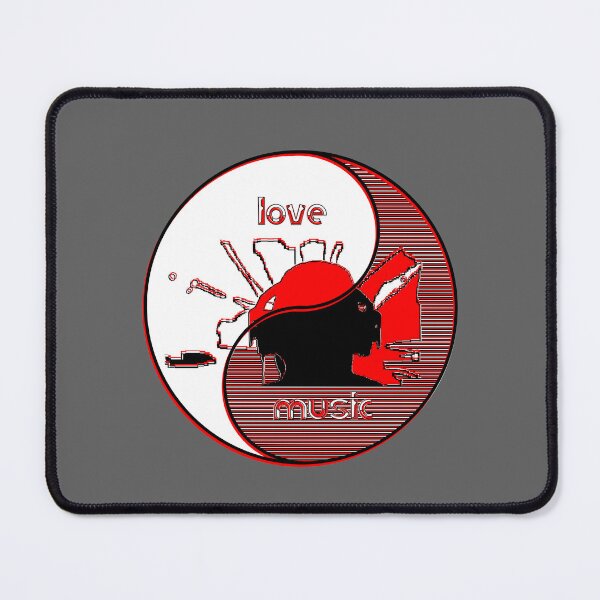 Item preview, yin yang balance harmony eastern philosophy love music designed and sold by 4rpixs.