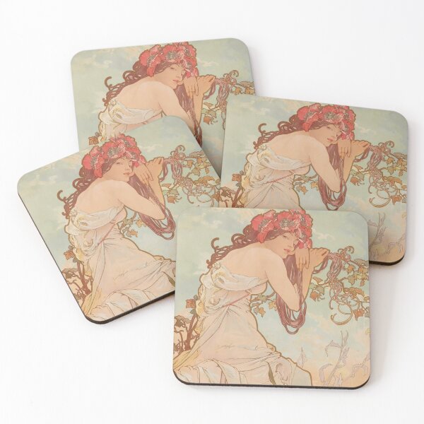 Item preview, Les Saisons 4 by Alphonse Mucha designed and sold by CSturgill2.