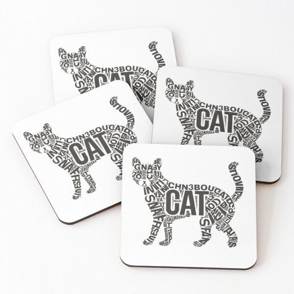Item preview, Image of a cat from newspaper lines designed and sold by Galart58.