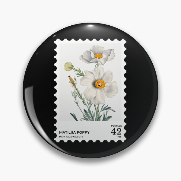 Item preview, Matilija Poppy  Stamp, Mary Vaux Walcott designed and sold by RabbitK.