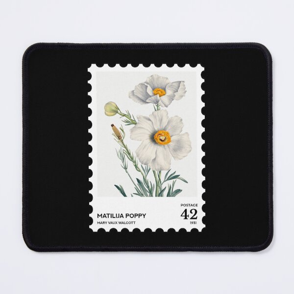 Item preview, Matilija Poppy  Stamp, Mary Vaux Walcott designed and sold by RabbitK.