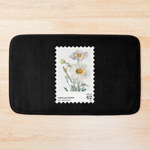 Item preview, Matilija Poppy  Stamp, Mary Vaux Walcott designed and sold by RabbitK.