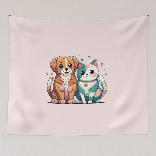 Item preview, Dog And Cat Love designed and sold by Itsheartshop.