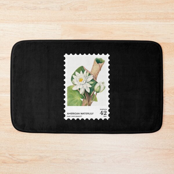 Item preview, Waterlily Stamp, Mary Vaux Walcott stamp designed and sold by RabbitK.