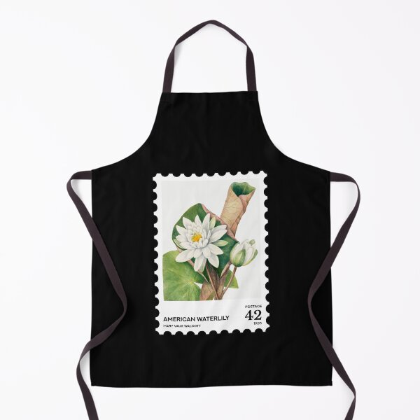 Item preview, Waterlily Stamp, Mary Vaux Walcott stamp designed and sold by RabbitK.
