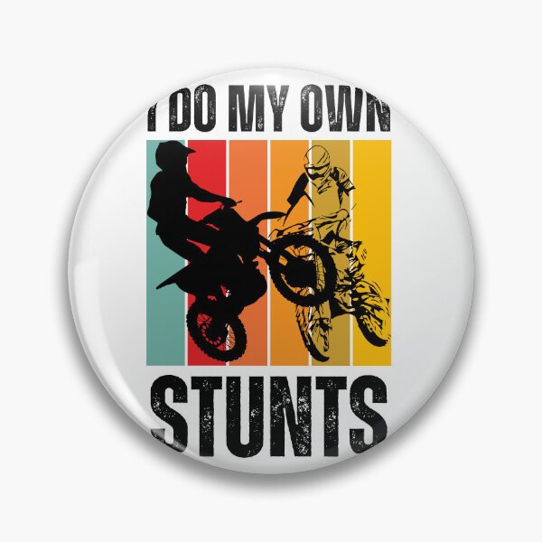 Artikelvorschau, Lustig, ich mache meine eigenen Stunts. Cooles Motorradgeschenk für Männer und Frauen entworfen und verkauft von Miumed.