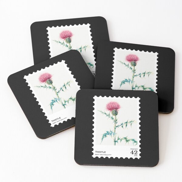 Item preview, Thistle, Mary Vaux Walcott stamp designed and sold by RabbitK.