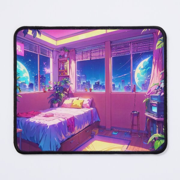 Item preview, Synthwave Mirage Echoes designed and sold by DreamBackDrops.