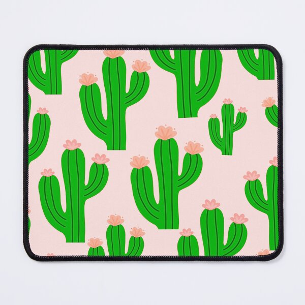 Item preview, Cactus with flowers abstract pattern for prints and accessories designed and sold by crazymessygirl.