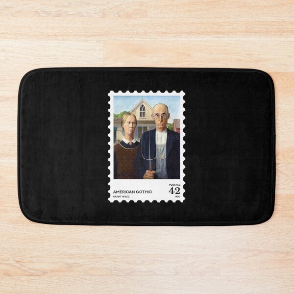 Item preview, Grant Wood stamp designed and sold by RabbitK.
