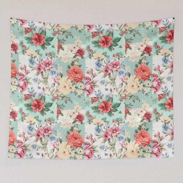 Item preview, Vintage Pastels Shabby Chic Flower Mix designed and sold by Hevaweva.