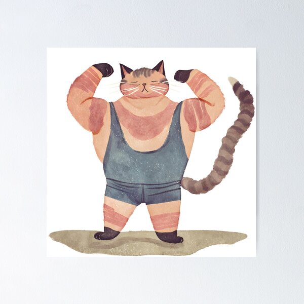 Item preview, Kids strong Cat  designed and sold by ChoptPrs.