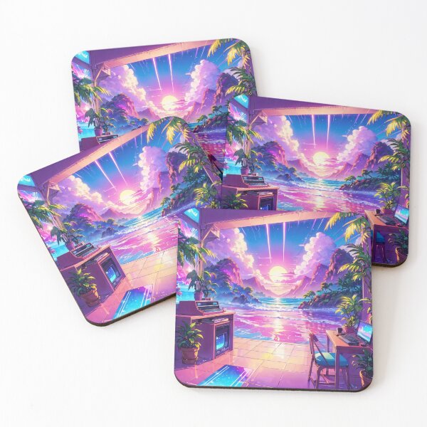 Item preview, Synthwave Reverie Harmony designed and sold by DreamBackDrops.