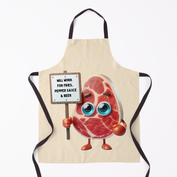 Item preview, Funny Steak Design Sticker Pack designed and sold by ShamblesShirts.