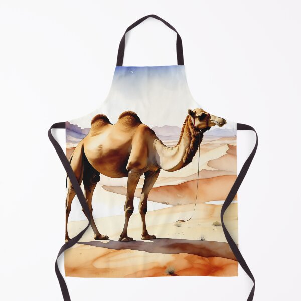Item preview, Watercolor, Camel in the desert designed and sold by IAmagineFR.
