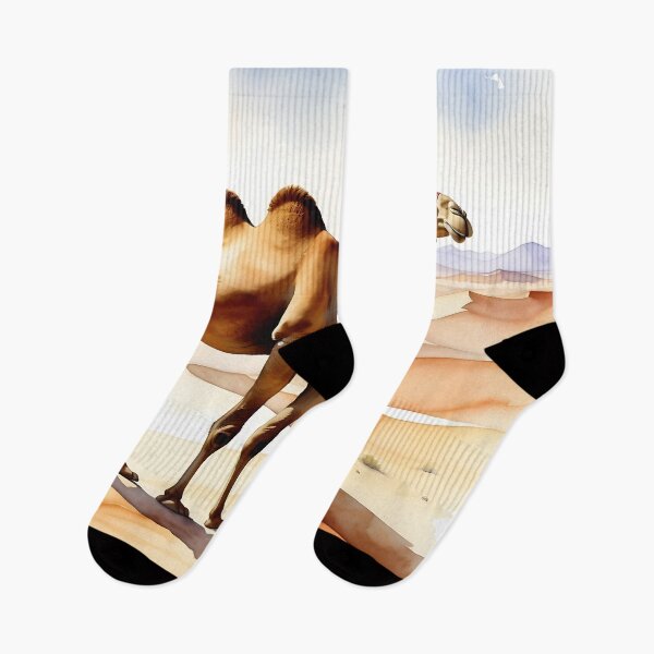 Item preview, Watercolor, Camel in the desert designed and sold by IAmagineFR.