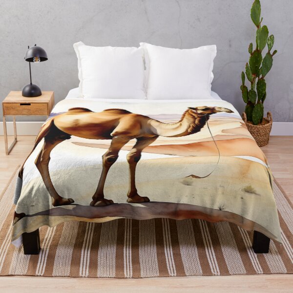 Item preview, Watercolor, Camel in the desert designed and sold by IAmagineFR.