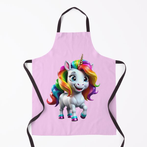 Item preview, 3D illustration of a happy Little Unicorn, with a very colorful mane. 3D render. 3D character. cartoon style. Isolated on transparent background designed and sold by Niktarka.