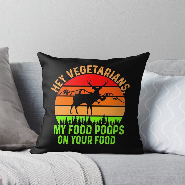 Item preview, Hey Vegetarians My Food Poops On Your Food  designed and sold by WoodburyLake.
