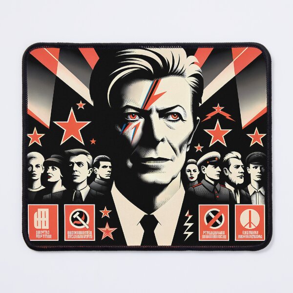 Item preview, David Bowie Communist Poster v2 designed and sold by Sovietmovies.