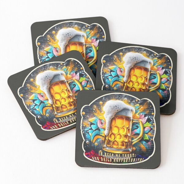 Item preview,  Sticker with a picture of a glass of frothy beer on the table and a cheerful inscription.  hopportunity, grafitti designed and sold by Ihor Ivanov.