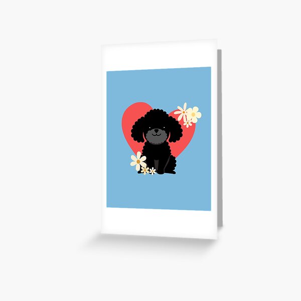 Item preview, Black Toy Poodle designed and sold by AnulaArt.