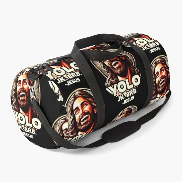 Item preview, YOLO JK BRB Jesus designed and sold by plushism.