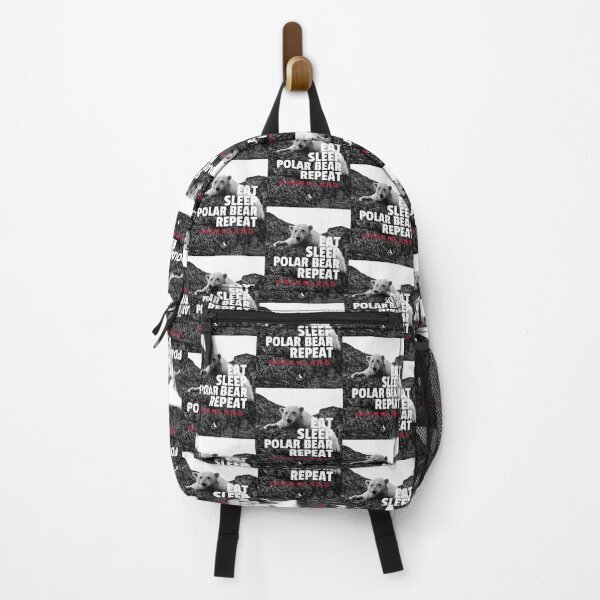 Item preview, Eat Sleep Polar Bear Repeat Greenland Arctic Wild life designed and sold by GraTEEtude.