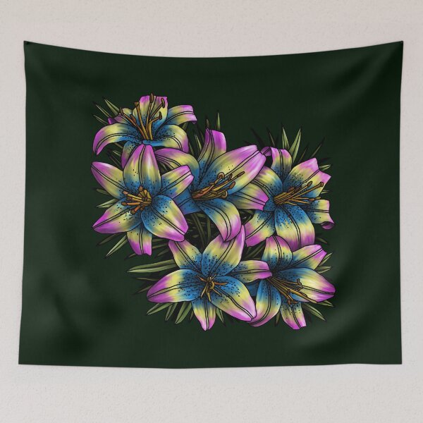 Item preview, Lirios de cacerola designed and sold by Art by Veya.