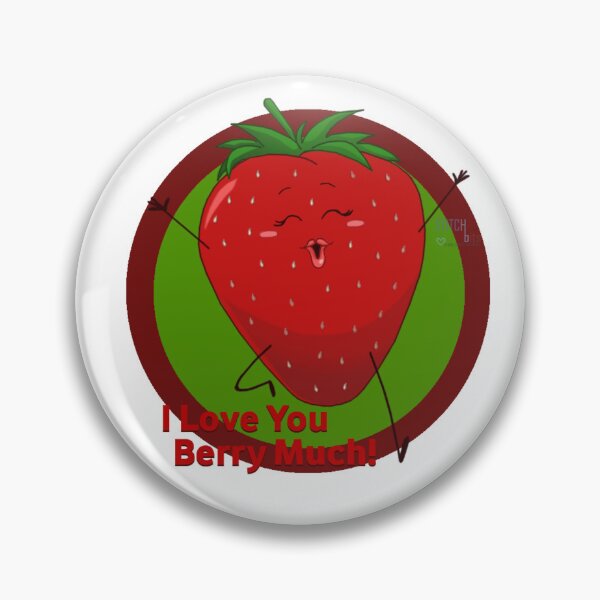 Item preview, The Punny Food Collection: Fruit – Strawberry! designed and sold by Stitch-Bits.