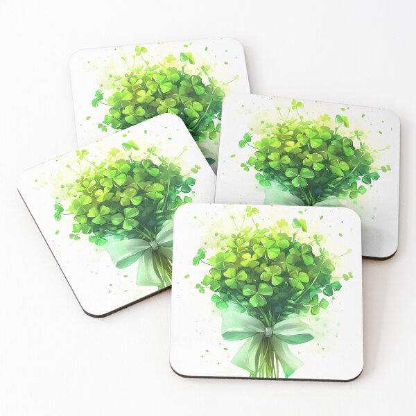 Item preview, Green Clover Bouquet designed and sold by SallieIrma.
