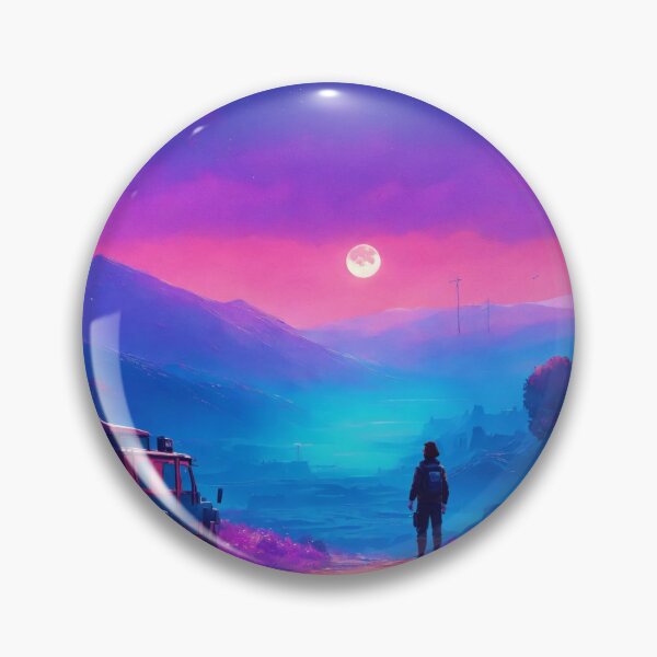 Item preview, Solitary Sojourn under Moonlit Sky designed and sold by John v p.