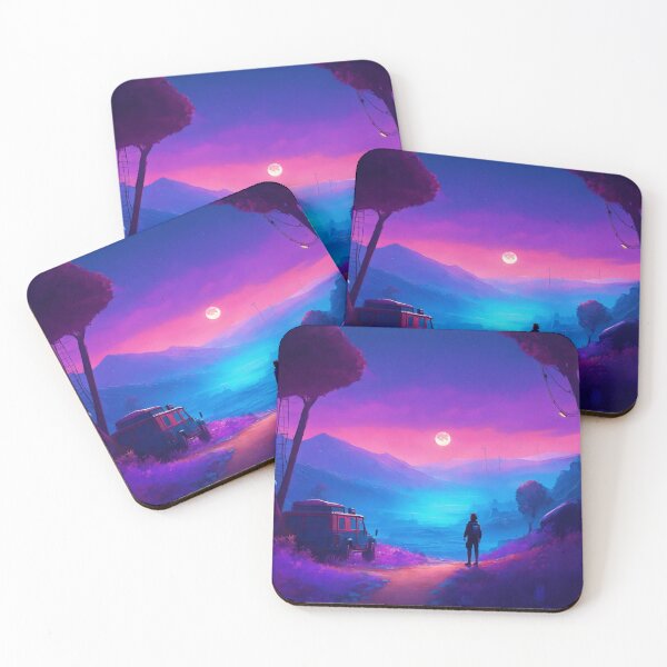 Item preview, Solitary Sojourn under Moonlit Sky designed and sold by John v p.