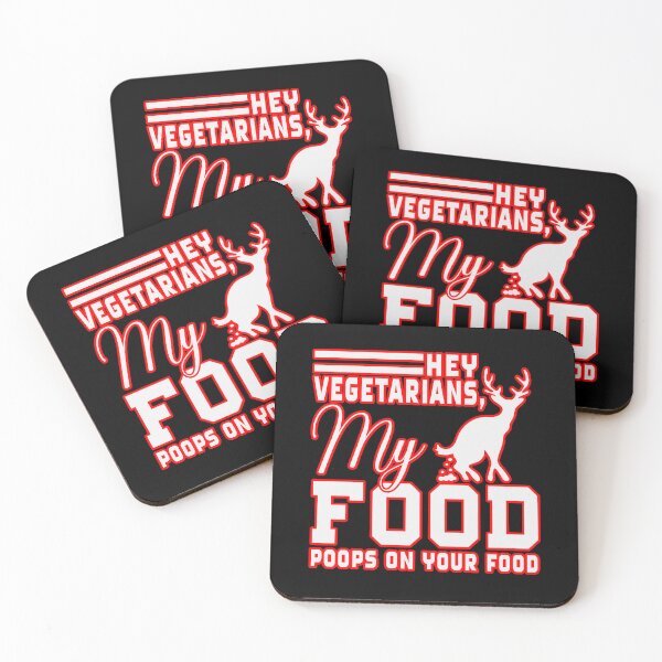 Item preview, Hey Vegetarians My Food Poops On Your Food  designed and sold by WoodburyLake.