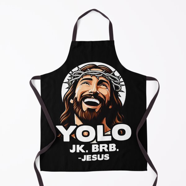 Item preview, YOLO JK BRB Jesus designed and sold by plushism.