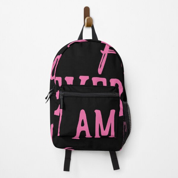 Item preview, I Am Not For Everyone - Hot Pink Text On Black designed and sold by SorryFrog.