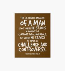 The Ultimate Measure Quote - MLK Jr Art Board