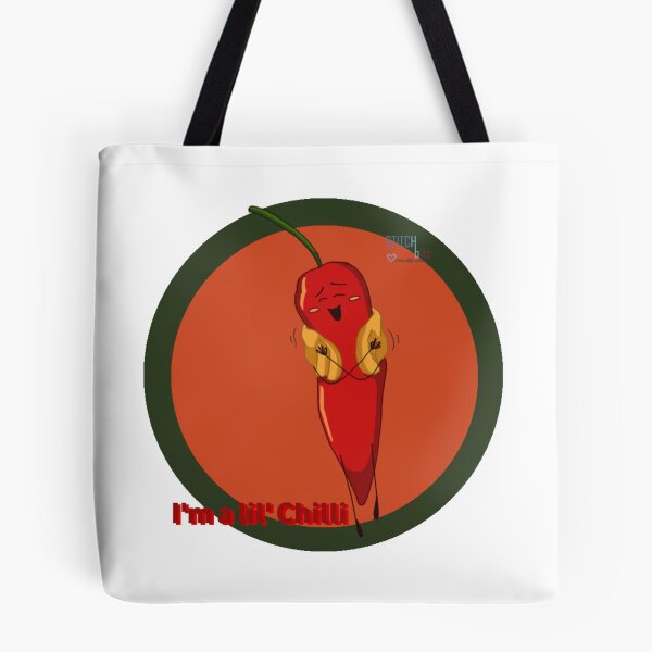 Aperçu de l'œuvre La collection Punny Food : Veggy – Piment ! créée et vendue par Stitch-Bits.