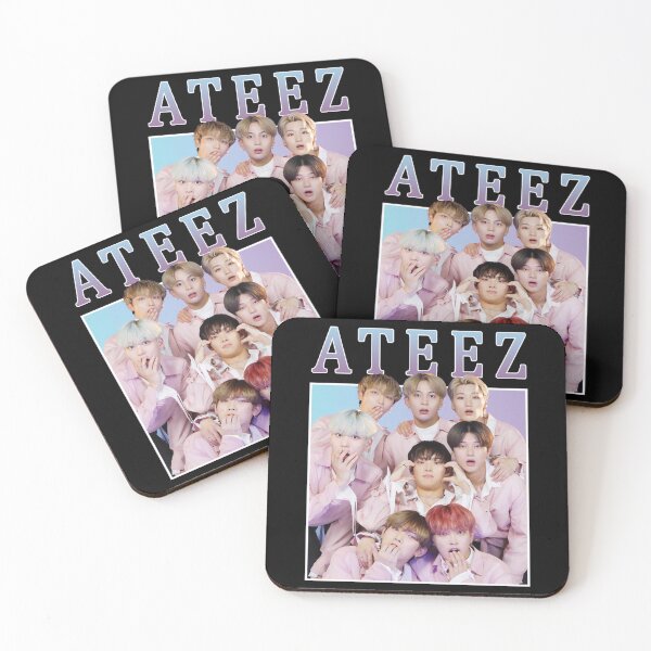 Artikelvorschau, ATEEZ Niedlicher Vintage-Retro-Kpop-Band-Stil der 90er Jahre entworfen und verkauft von DesilvaGallery.