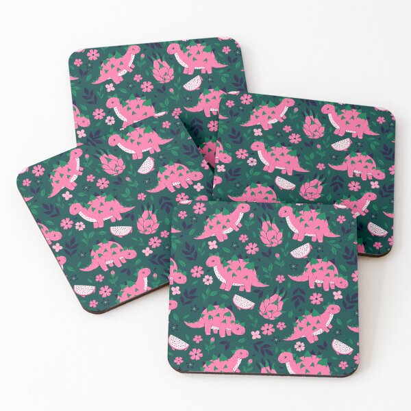 Item preview, cute fruit pitahaya dinosaurs designed and sold by burbura.