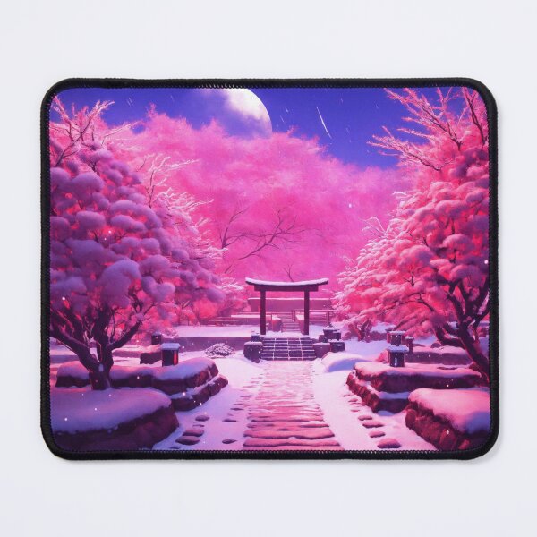 Item preview, Moonlit Serenity in Snowy Garden designed and sold by John v p.