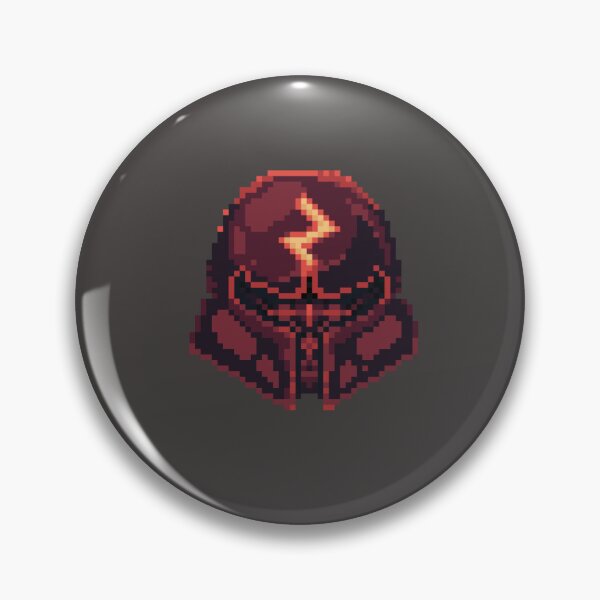 Item preview, Roaring Thunder - Red Helmet Thunder Pixel Art: Embrace the Power of Pixelated Adventure designed and sold by Kanchirapat.