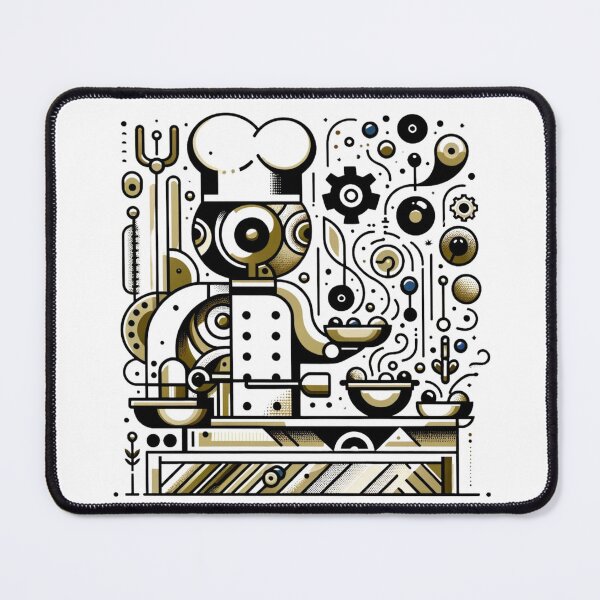 Item preview, Mechanical Maestro - The Robotic Chef of Future Cuisine designed and sold by SADStyleDesigns.