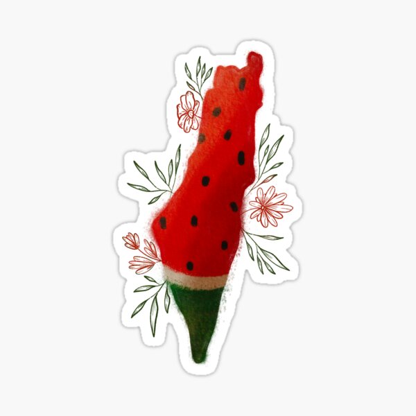 Watermelon Map Sticker
