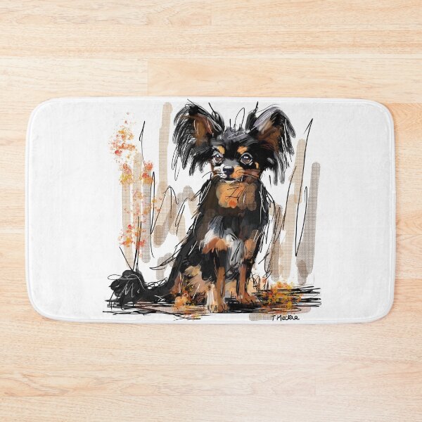 Item preview, Russian Toy Black and Tan Dog designed and sold by TraceyMackieArt.